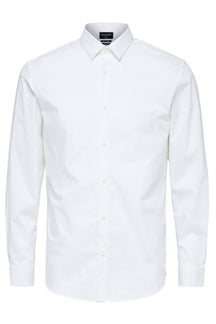 普雷斯顿衬衫 - 苗条适合 - 白色