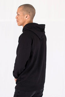 Raglan basic hoodie - Black