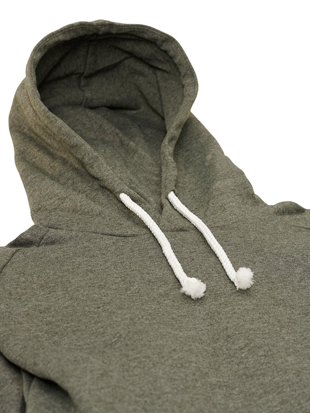 Raglan basic hoodie - Mottled Green