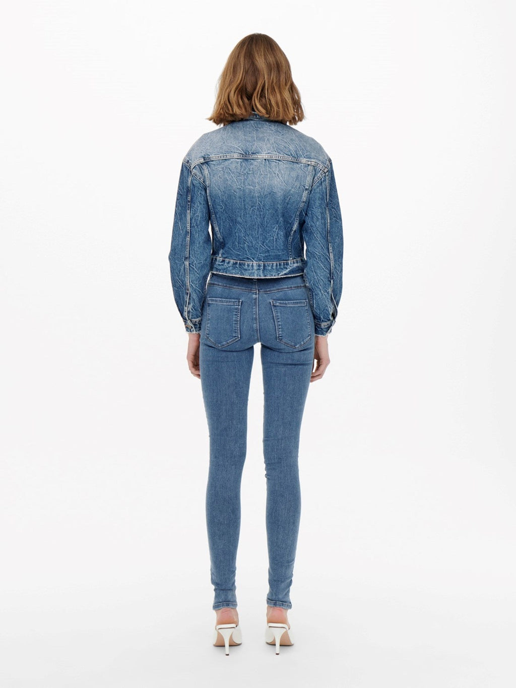 Jeans Fit Skinny Báisteach - Denim Blue