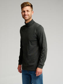 Roll collar sweater - Dark Gray