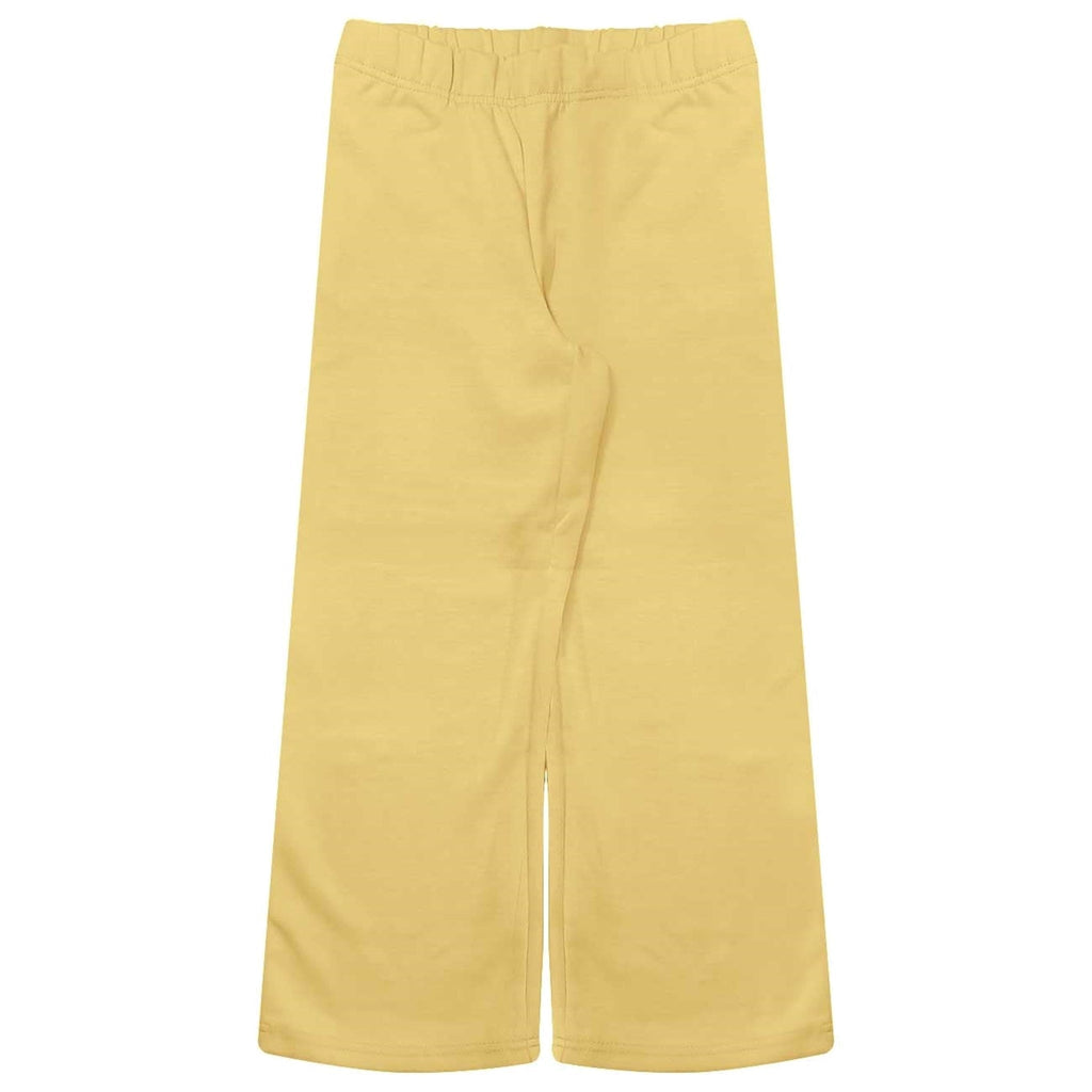 Scarlett široke hlače - pastelno žuta