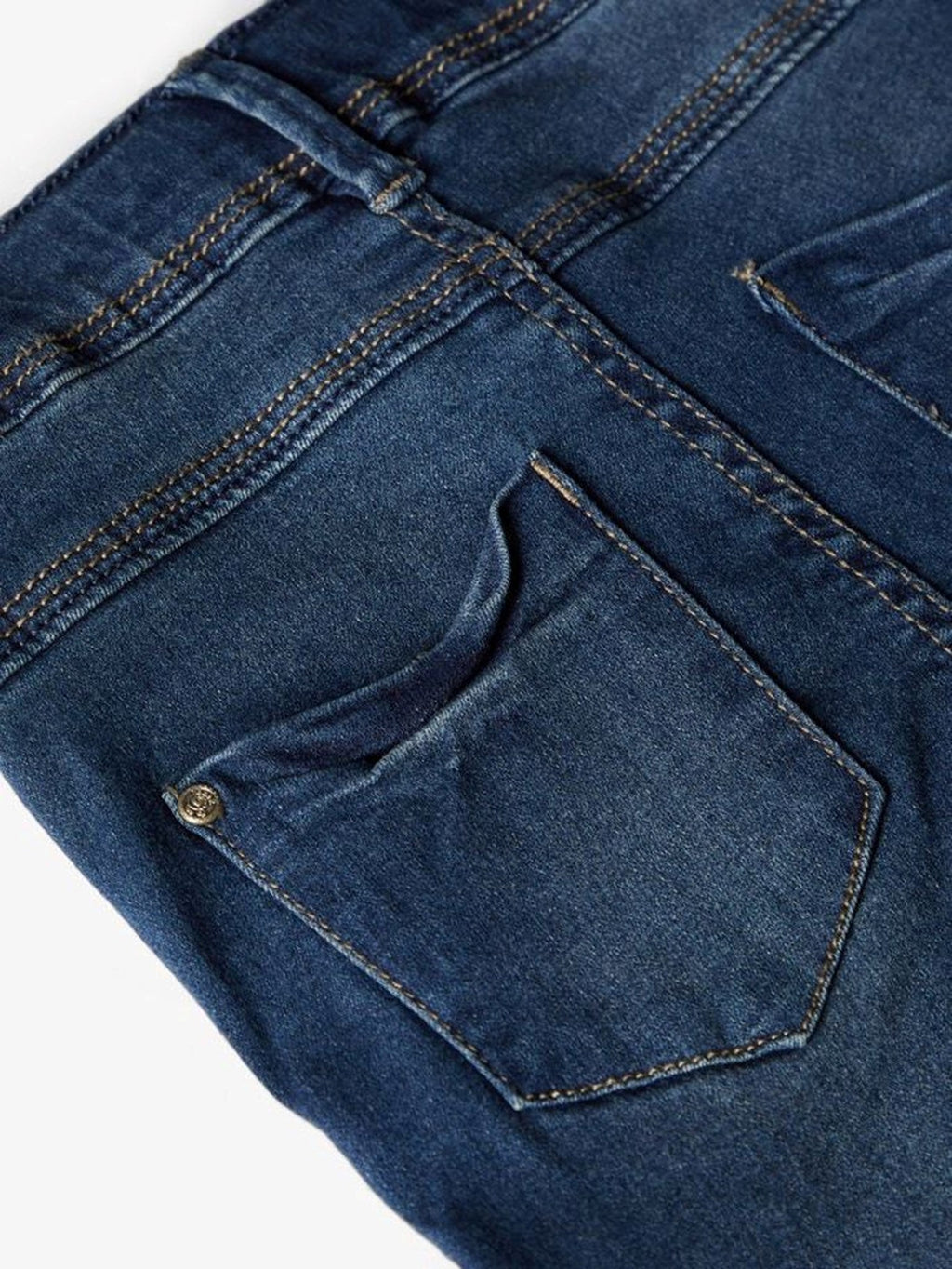 Skinny Fit Jeans - tmavo modrá džínsovina