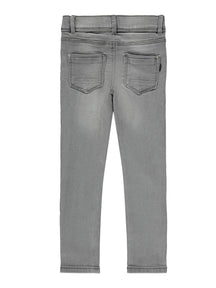 Skinny fit Jeans in organic cotton - Gray denim