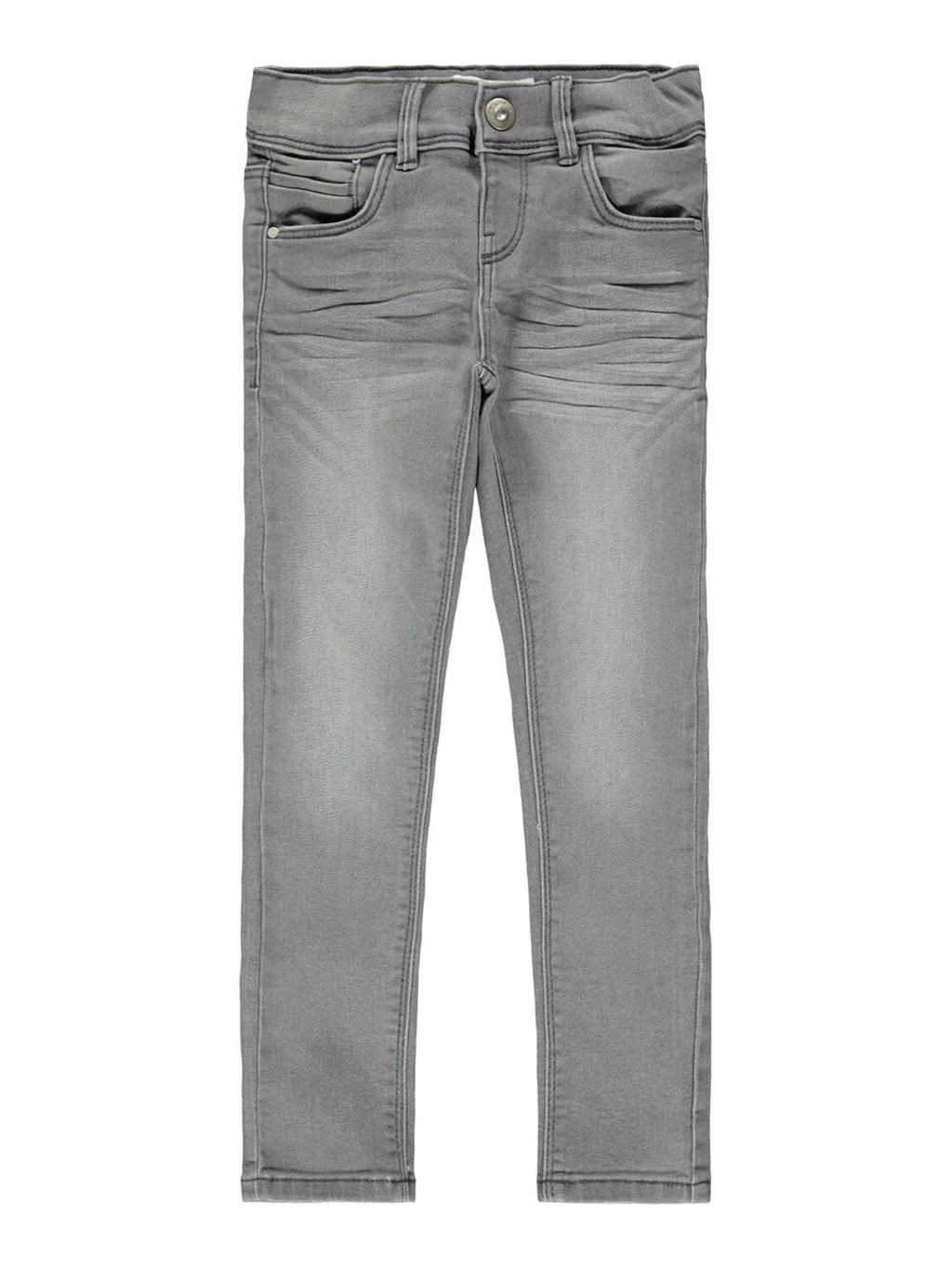 Skinny Fit Džínsy v organickej bavlne - šedá džínsovina
