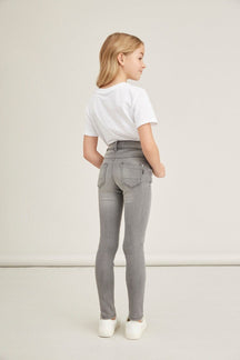 Skinny fit Jeans in organic cotton - Gray denim