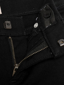 Chudé džínsy - čierna džínsovina