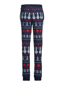 Snowflake Junior Pajamas - Navy