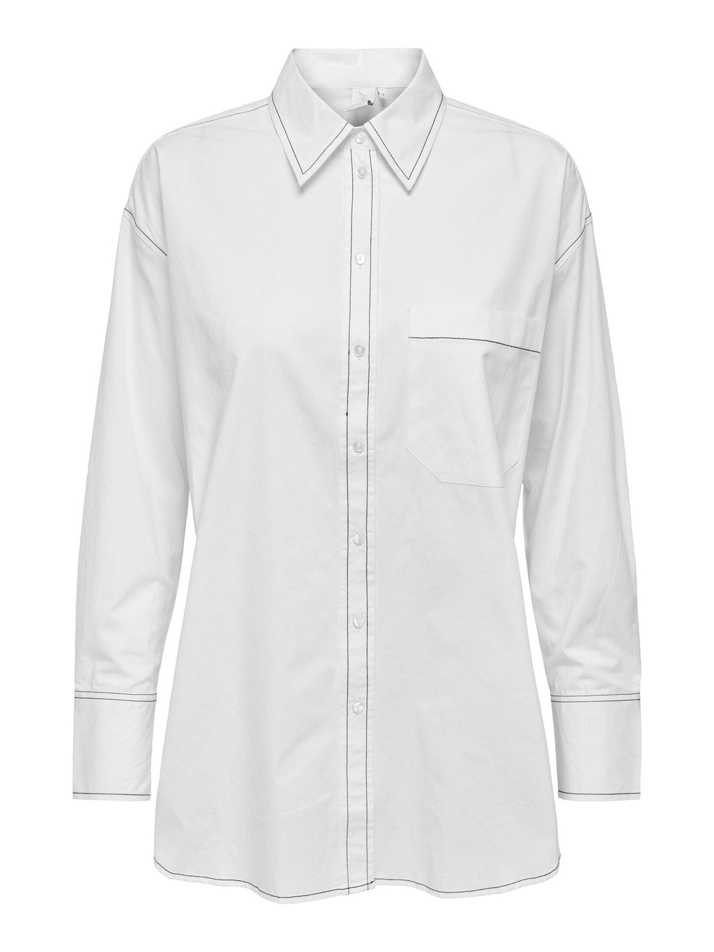 索非亚衬衫 - 明亮的白色