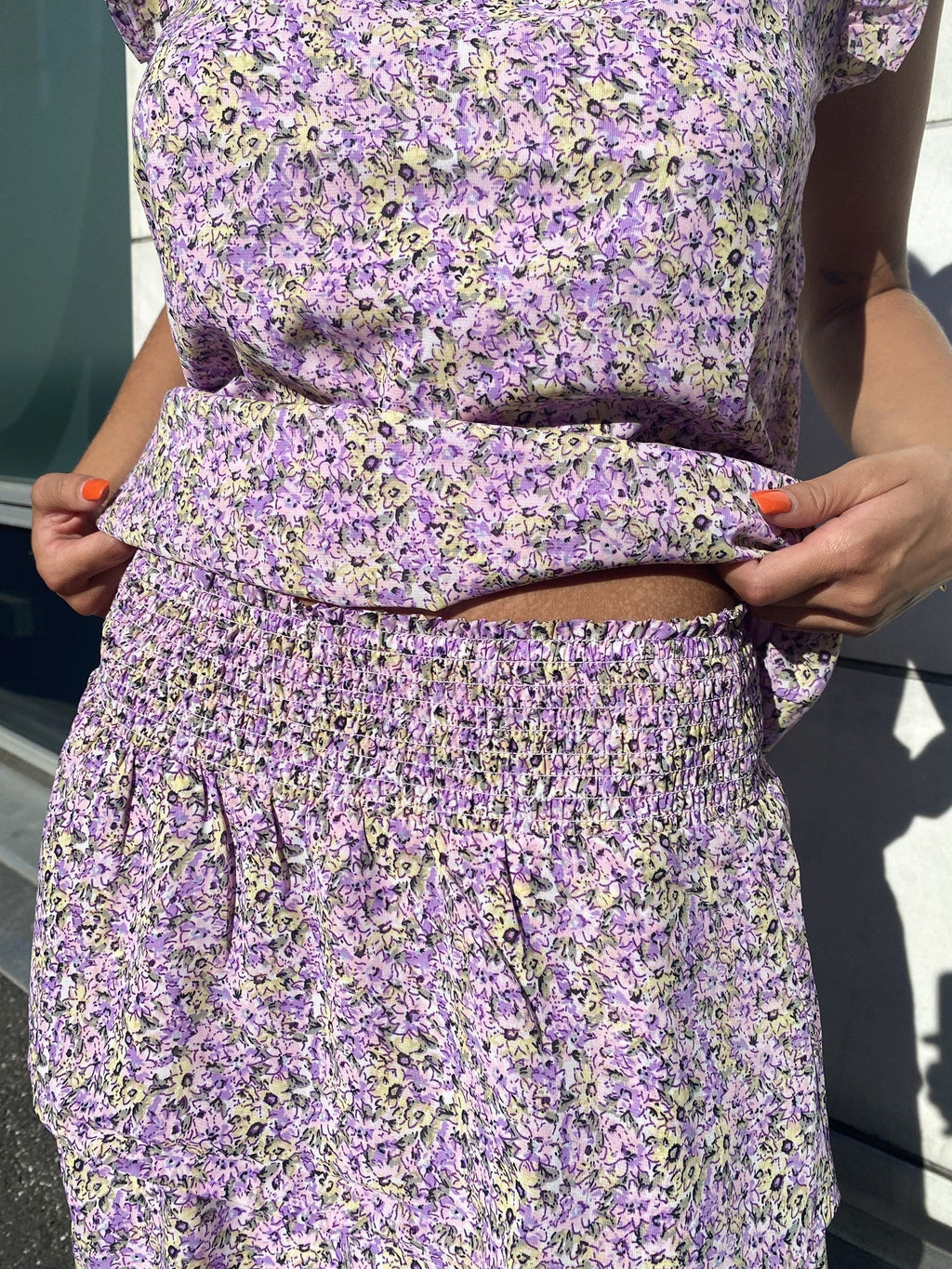 Sukňa s sukňou hviezdy - citrónová pusinka