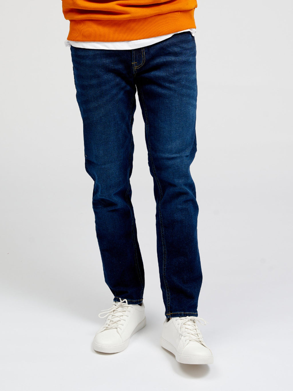 原始性能牛仔裤（常规） - 深蓝色牛仔布