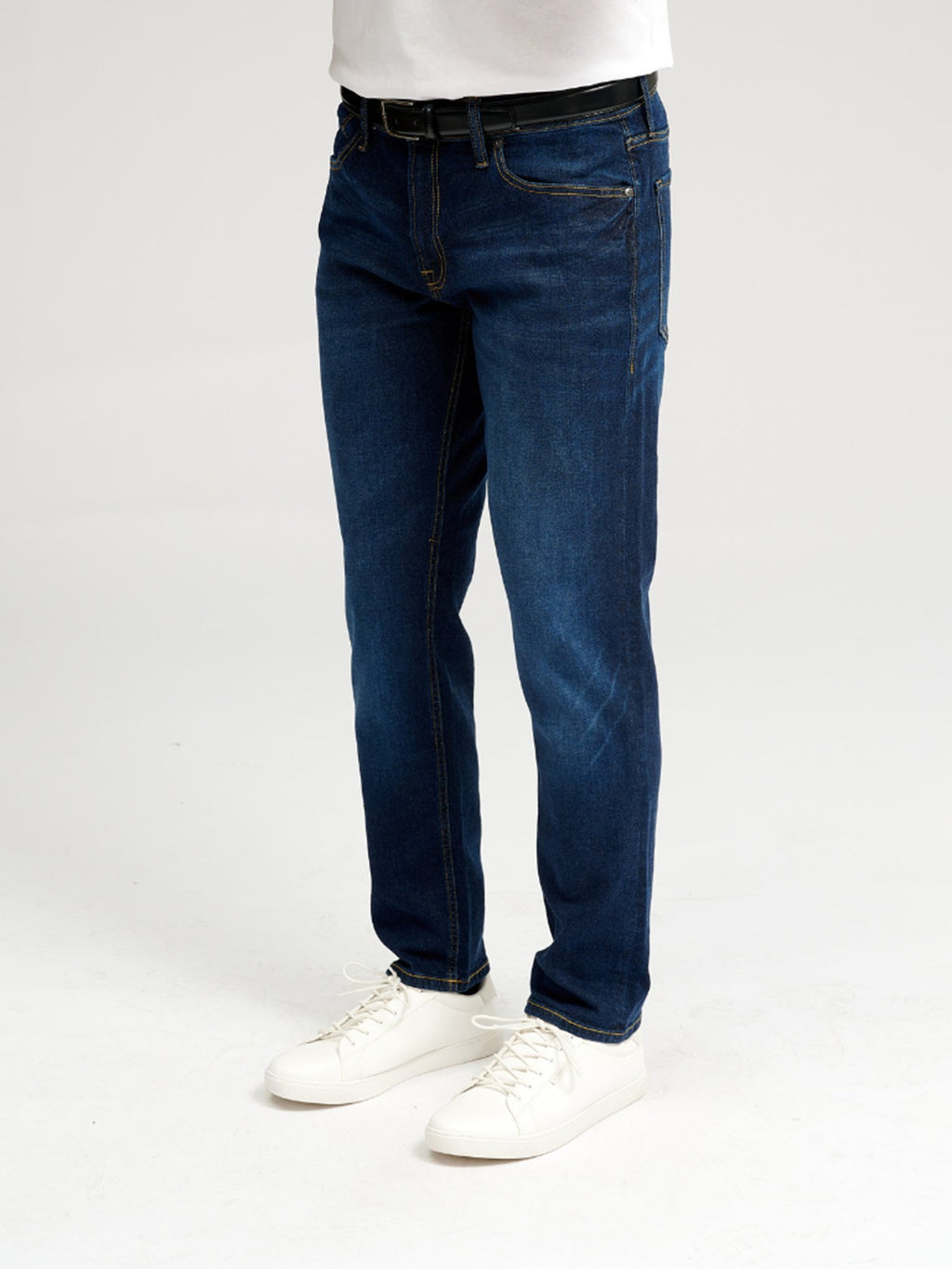 原始性能牛仔裤（常规） - 深蓝色牛仔布