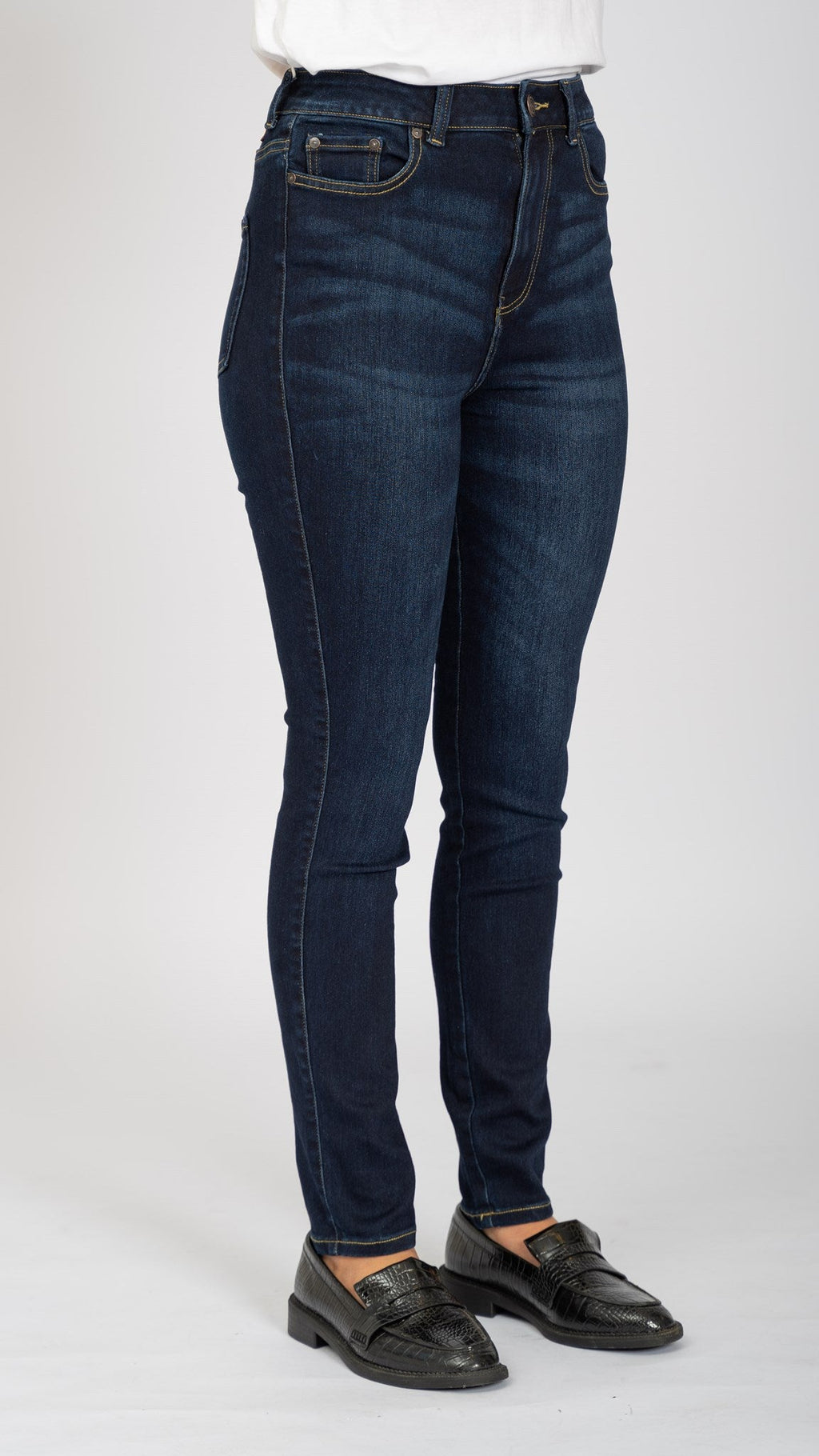 The Original Performance Skinny Jeans - tmavo modrá džínsovina