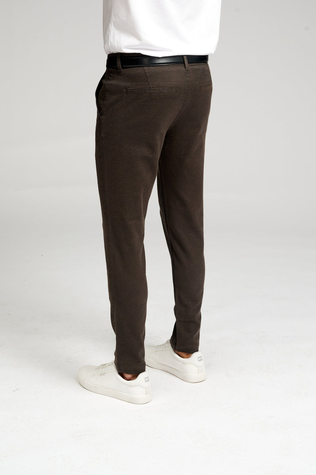 原始性能结构裤子 - 深棕色