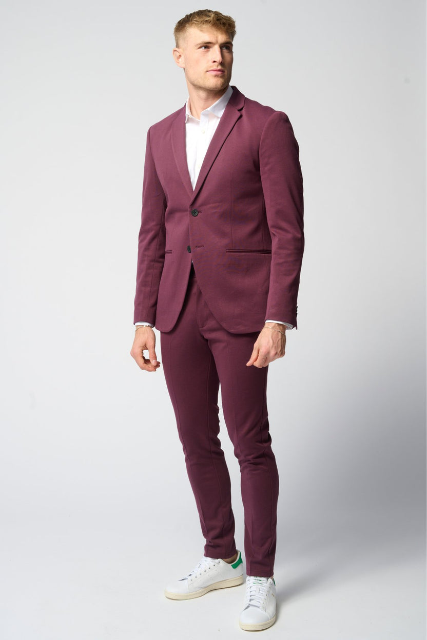 The Original Performance Suit™️ (Burgundy) + The Original Performance Shirt - Package Deal - TeeShoppen Group™ - Suit - TeeShoppen