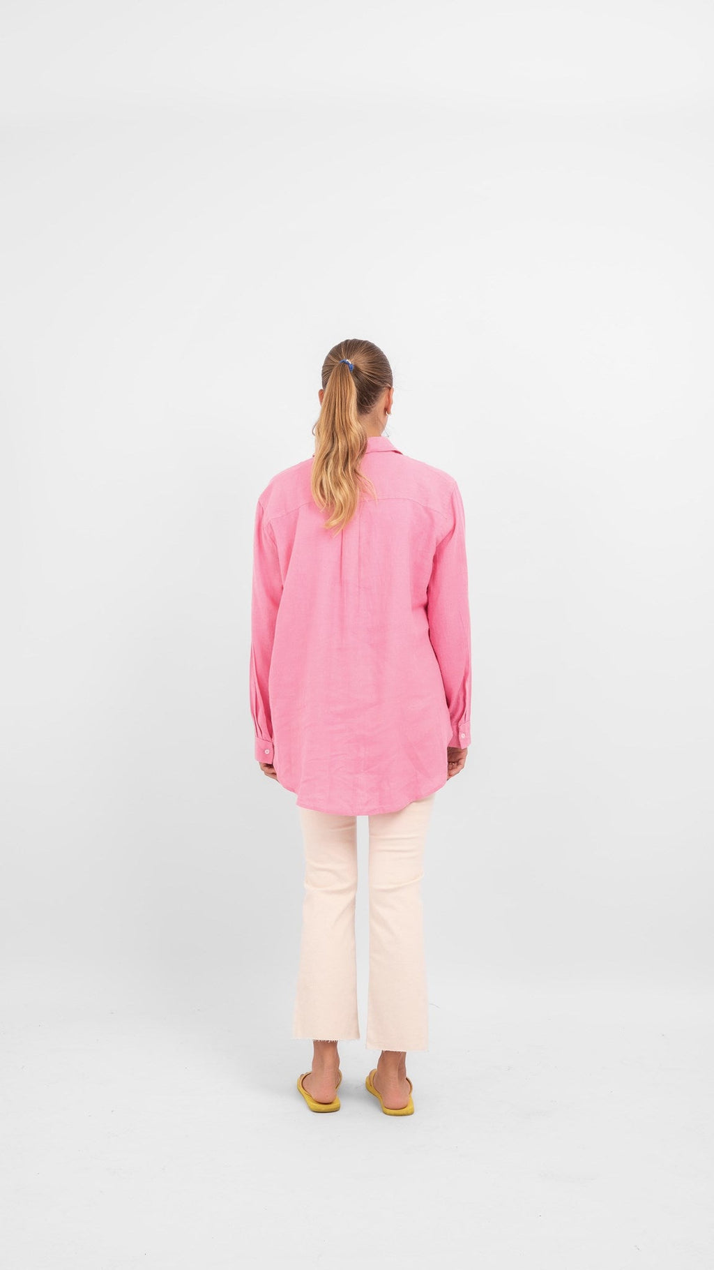 Tokijska lanena košulja - vrećica ružičasta