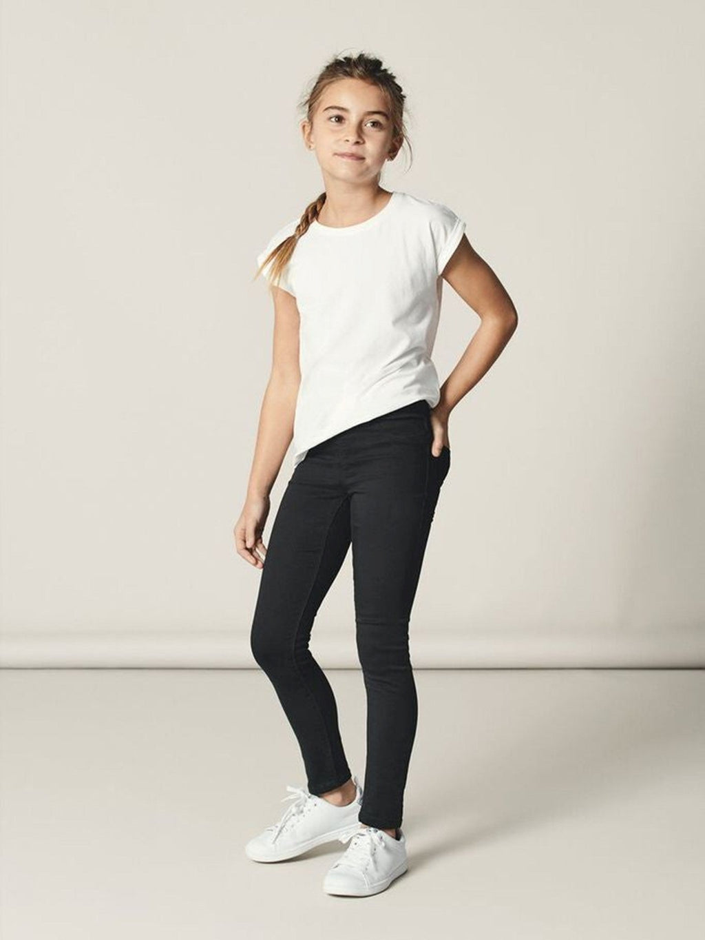 Twill Leggings - Black