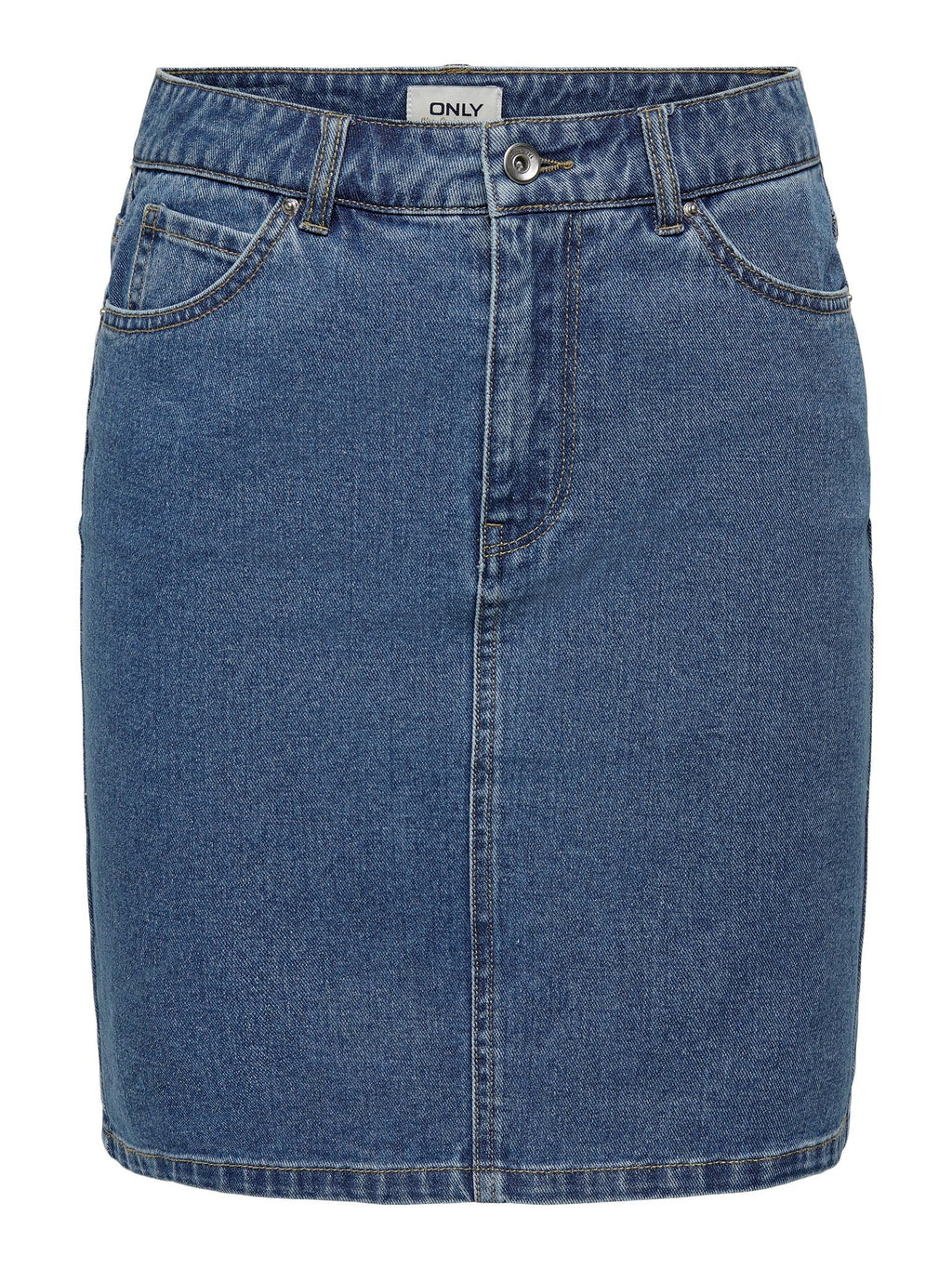 Vega High Waist Skirt - Medium Blue Denim