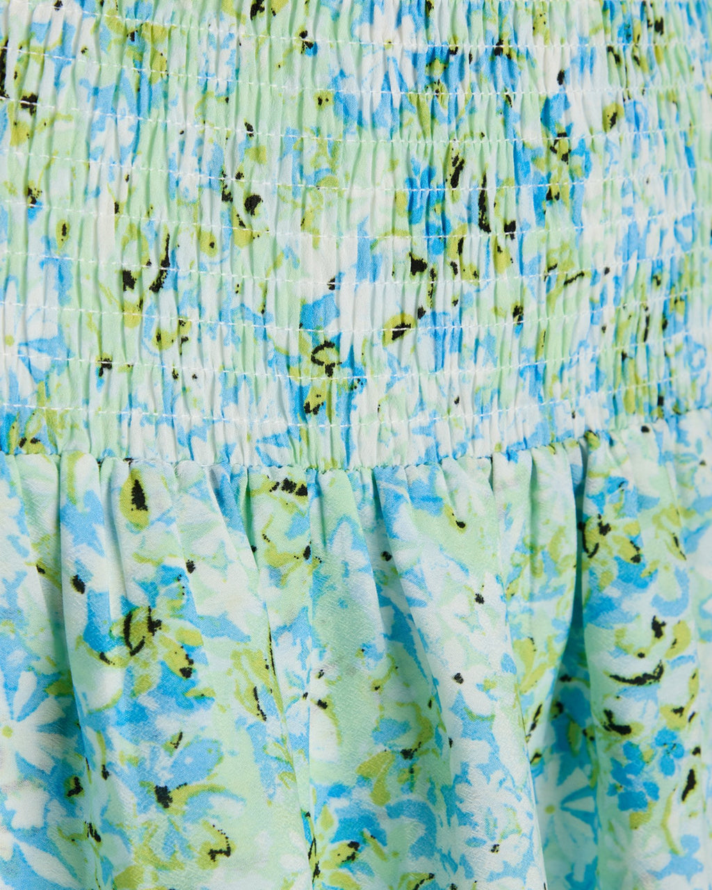 Veia裙子 - 蓝色/绿色花朵