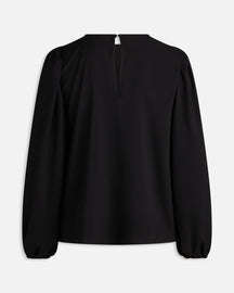 Vella Long Sleeve Blouse - Black