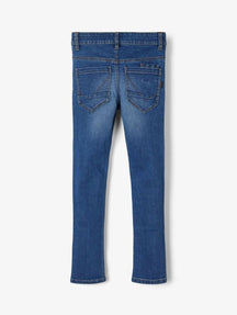 X -slim fit džínsy - stredne modrý denim