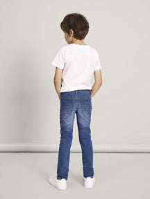 Jeans Fit X -Slim - Denim Gorm Meánach