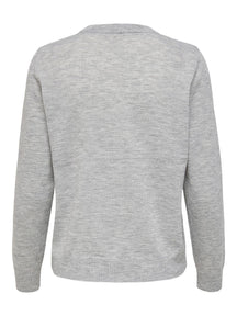 Xmas snijeg pulover - svijetlo sivo